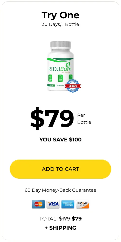 ReduBurn 1 bottle price